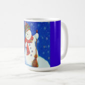 雪だるま コーヒーマグカップ (正面右)