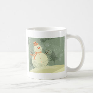 雪だるま コーヒーマグカップ