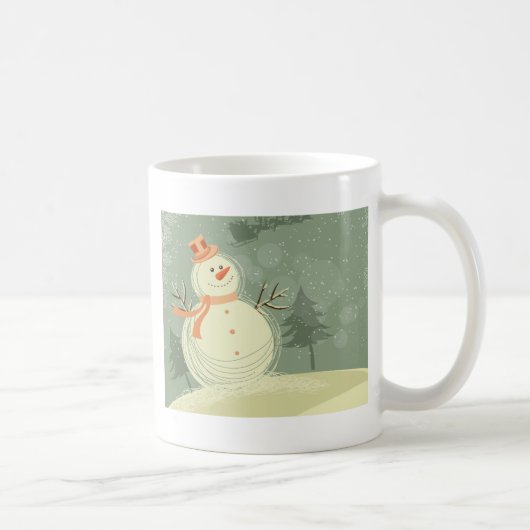 雪だるま コーヒーマグカップ (右)
