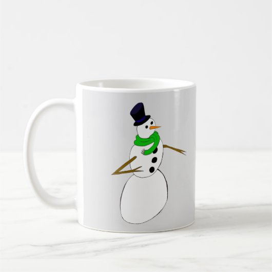雪だるま コーヒーマグカップ (左)