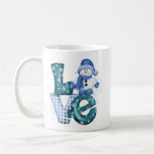 雪だるま コーヒーマグカップ (左)