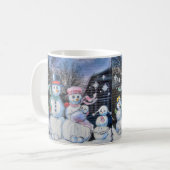 雪だるま コーヒーマグカップ (正面左)