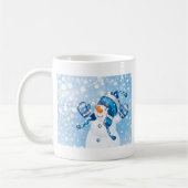雪だるま コーヒーマグカップ (左)