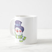 雪だるま コーヒーマグカップ (正面左)