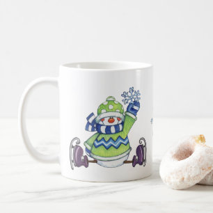 雪だるま コーヒーマグカップ