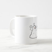 雪だるま コーヒーマグカップ (正面左)