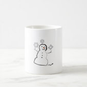 雪だるま コーヒーマグカップ (中央)