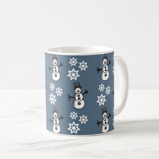 雪だるま コーヒーマグカップ (正面右)