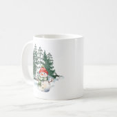 雪だるま コーヒーマグカップ (正面左)