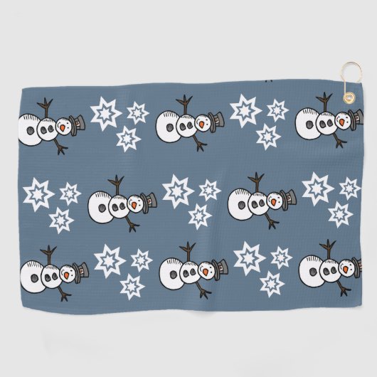 雪だるま ゴルフタオル (横)