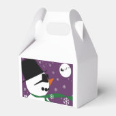 雪だるま&サンタクリスマスフェイスボックス フェイバーボックス (裏面サイド)