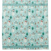 雪だるま シャワーカーテン (正面)