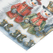 雪だるま ショートテーブルランナー (コーナー)