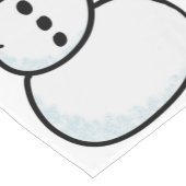 雪だるま ショートテーブルランナー (コーナー)