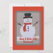 雪だるま シーズンカード (正面)