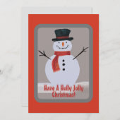 雪だるま シーズンカード (正面/裏面)