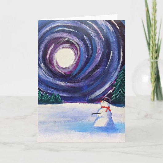 雪だるま シーズンカード (正面)