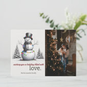 雪だるま シーズンカード (スタンド正面)