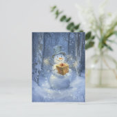 雪だるま シーズンポストカード (スタンド正面)