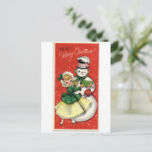 雪だるま シーズンポストカード (スタンド正面)