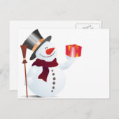 雪だるま シーズンポストカード (正面/裏面)