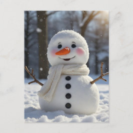 雪だるま シーズンポストカード