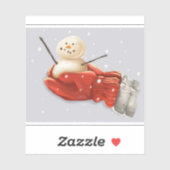 雪だるま シール (シート)