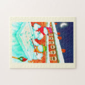 雪だるま ジグソーパズル (横)