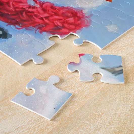 雪だるま ジグソーパズル (側面)