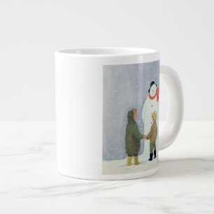 雪だるま ジャンボコーヒーマグカップ