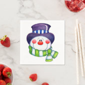 雪だるま スタンダードカクテルナプキン (インサイチュ)