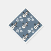 雪だるま スタンダードカクテルナプキン (角)