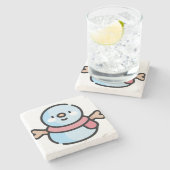 雪だるま ストーンコースター (横)