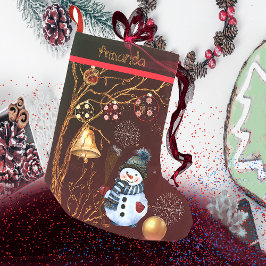 雪だるま スモールクリスマスストッキング