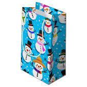 雪だるま スモールペーパーバッグ (裏面アングル)