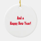 雪だるま セラミックオーナメント (裏面)