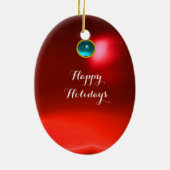 雪だるま セラミックオーナメント (裏面)