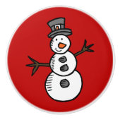 雪だるま セラミックノブ (正面)