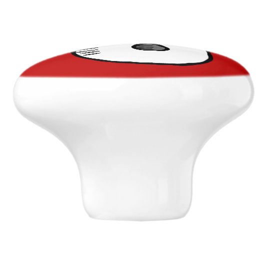 雪だるま セラミックノブ (側面)