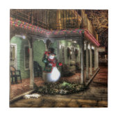 雪だるま タイル (正面)