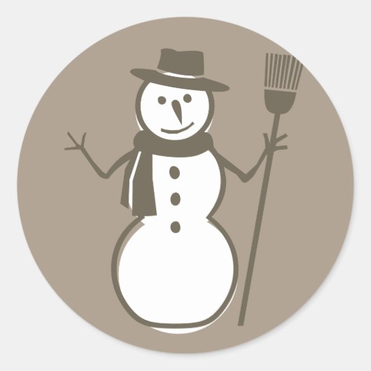 雪だるま、タウペ ラウンドシール (正面)