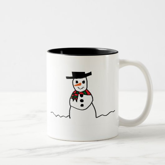 雪だるま ツートーンマグカップ (右)