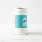 雪だるま デザイン ビールジョッキ (正面左)