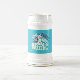 雪だるま デザイン ビールジョッキ