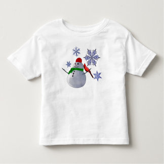 雪だるま トドラーTシャツ