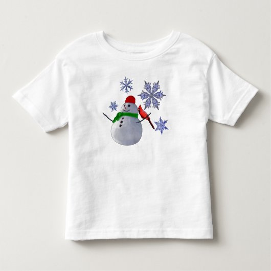 雪だるま トドラーTシャツ (正面)