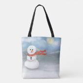 雪だるま トートバッグ (裏面)