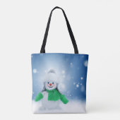 雪だるま トートバッグ (裏面)
