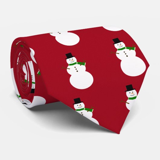雪だるま ネクタイ (ロール)