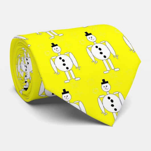 雪だるま ネクタイ (ロール)